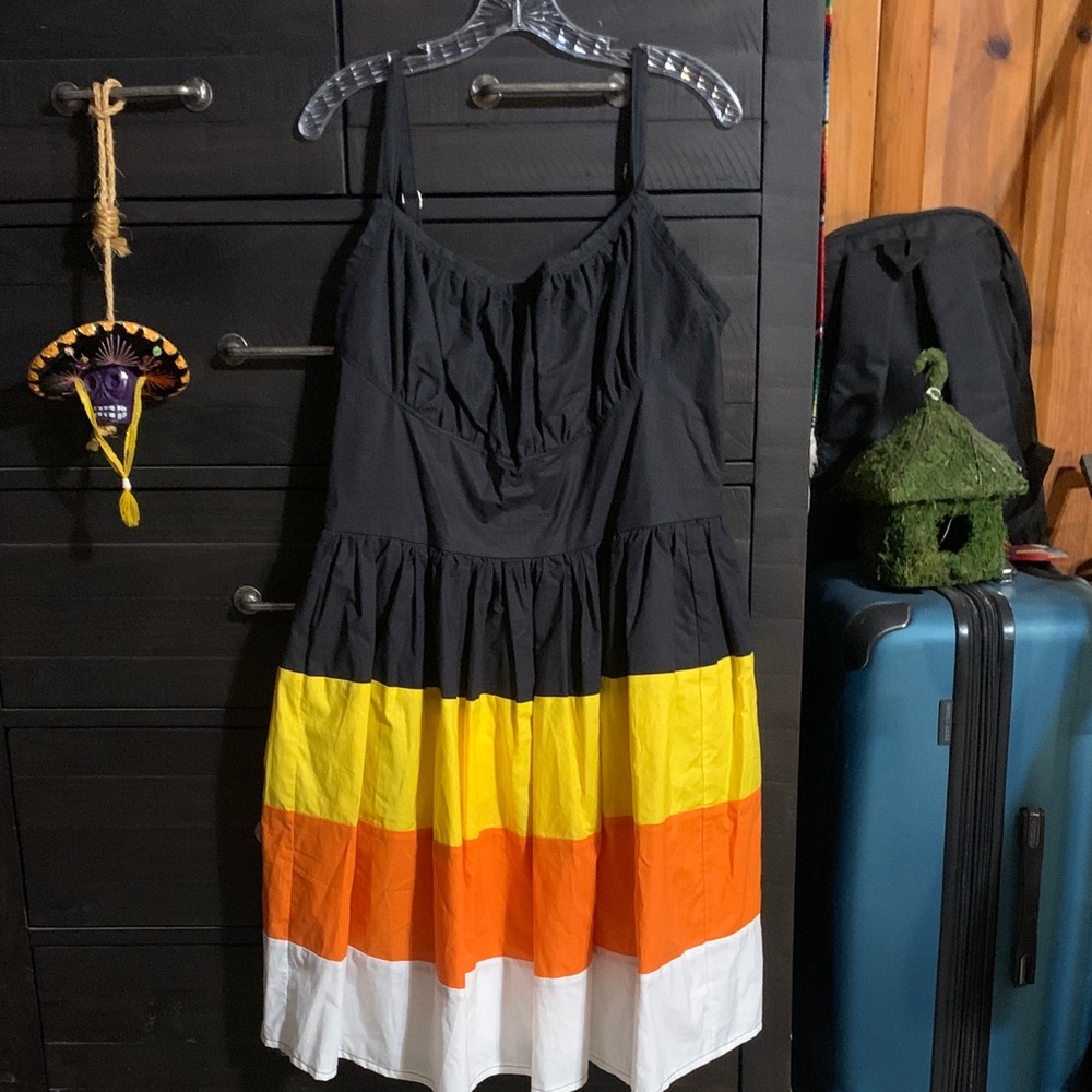 Pinup style Candy Corn Dress!
